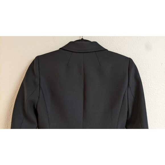 Women's J.CREW 100% Wool Navy Blue SCHOOLBOY 2 Button Blazer 00 Petite - Picture 7 of 15